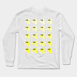 Golden Shades of Unicorn Long Sleeve T-Shirt